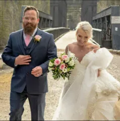 Bridal Bouquet and Groom Florals